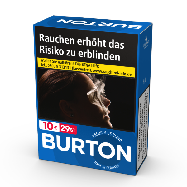 Burton Blue 2XL 8 x 29 Zigaretten